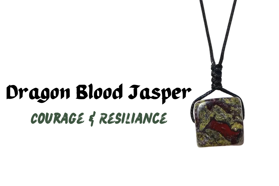 Dragon Blood Jasper Crystal Necklace
