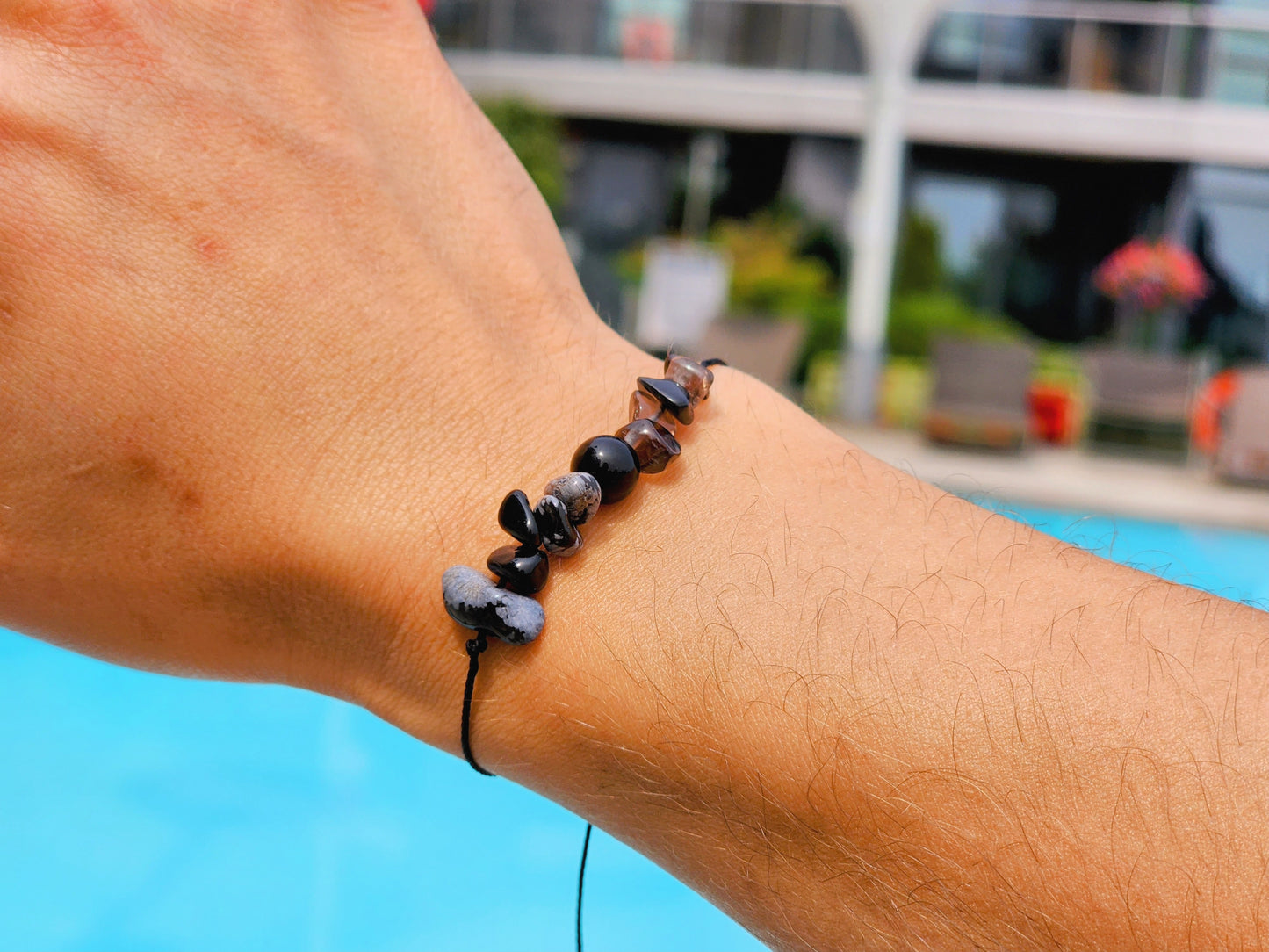 Life Takes Bravery - Handcrafted Crystal Bracelet