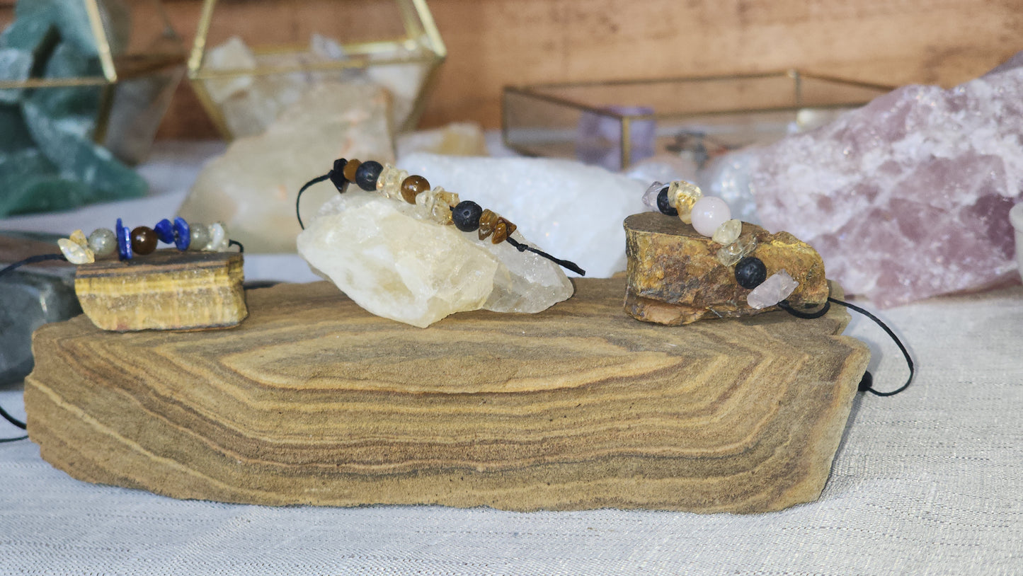 'Brave & Brilliant' – Handcrafted Crystal Bracelet