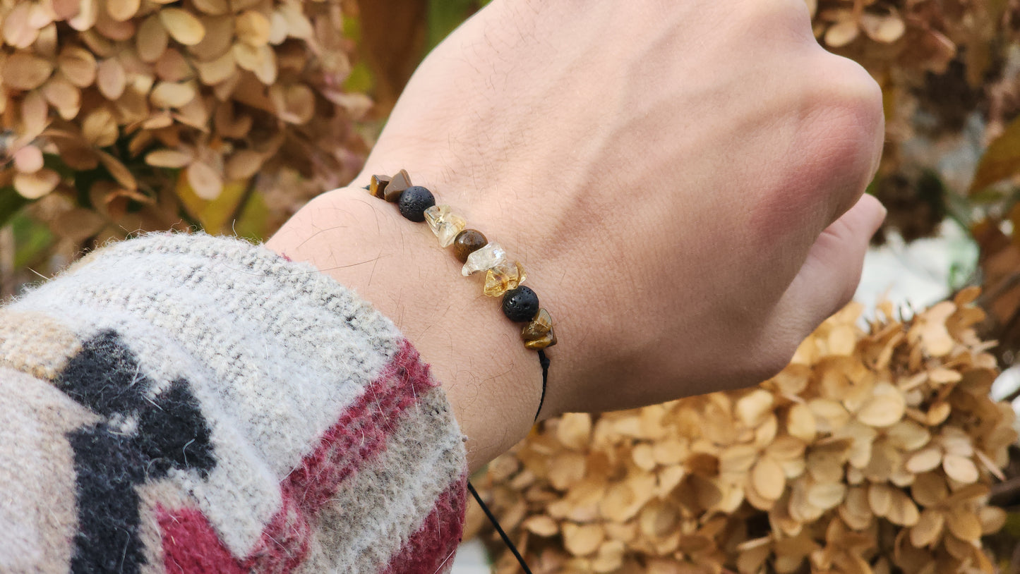 Rise & Thrive - Handcrafted Crystal Bracelet