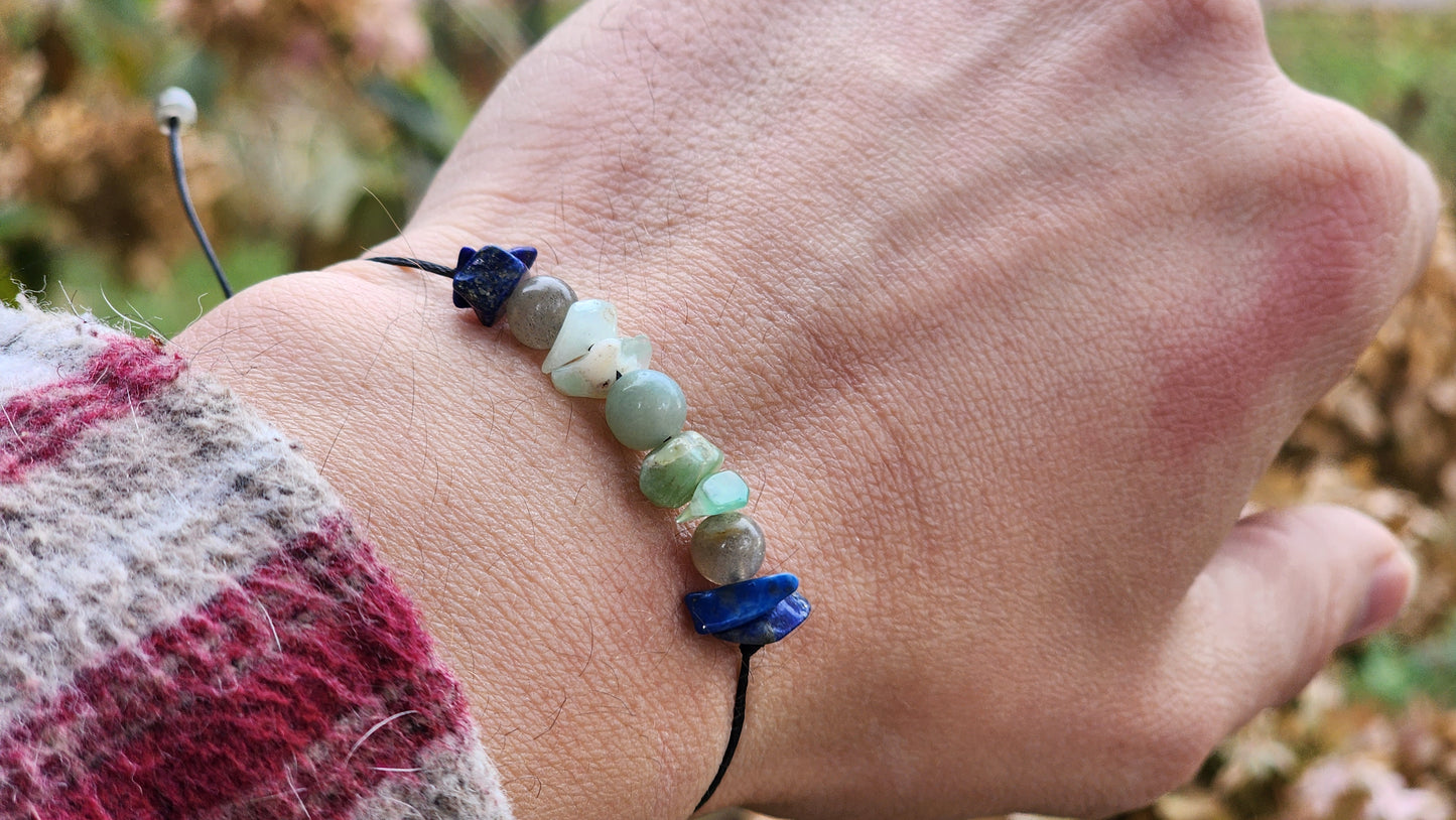 'Trust the Journey' – Handcrafted Crystal Bracelet