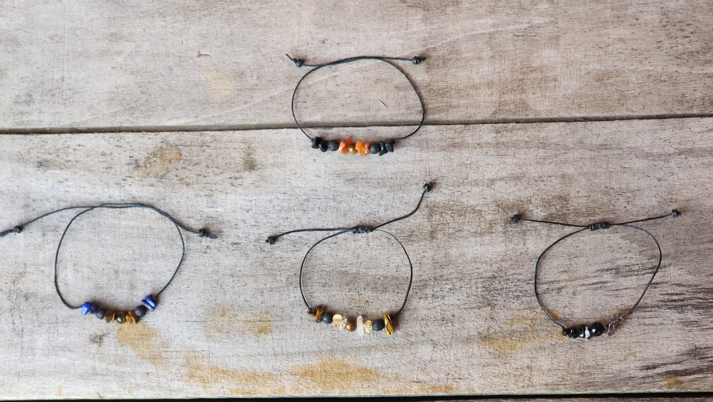 'Rise & Thrive' - Handcrafted Crystal Bracelet