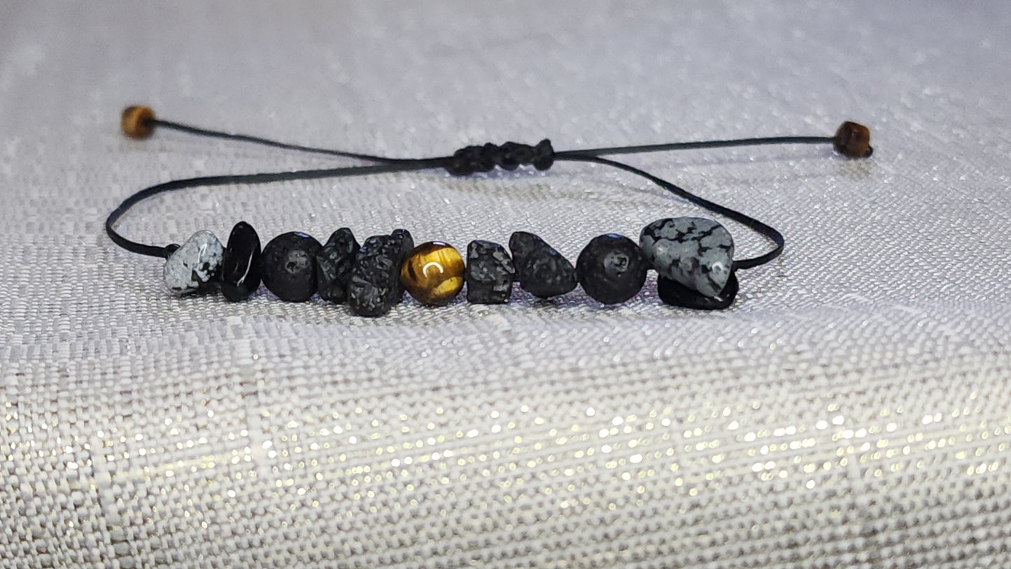 Unleash Your Warrior - Handcrafted Crystal Bracelet