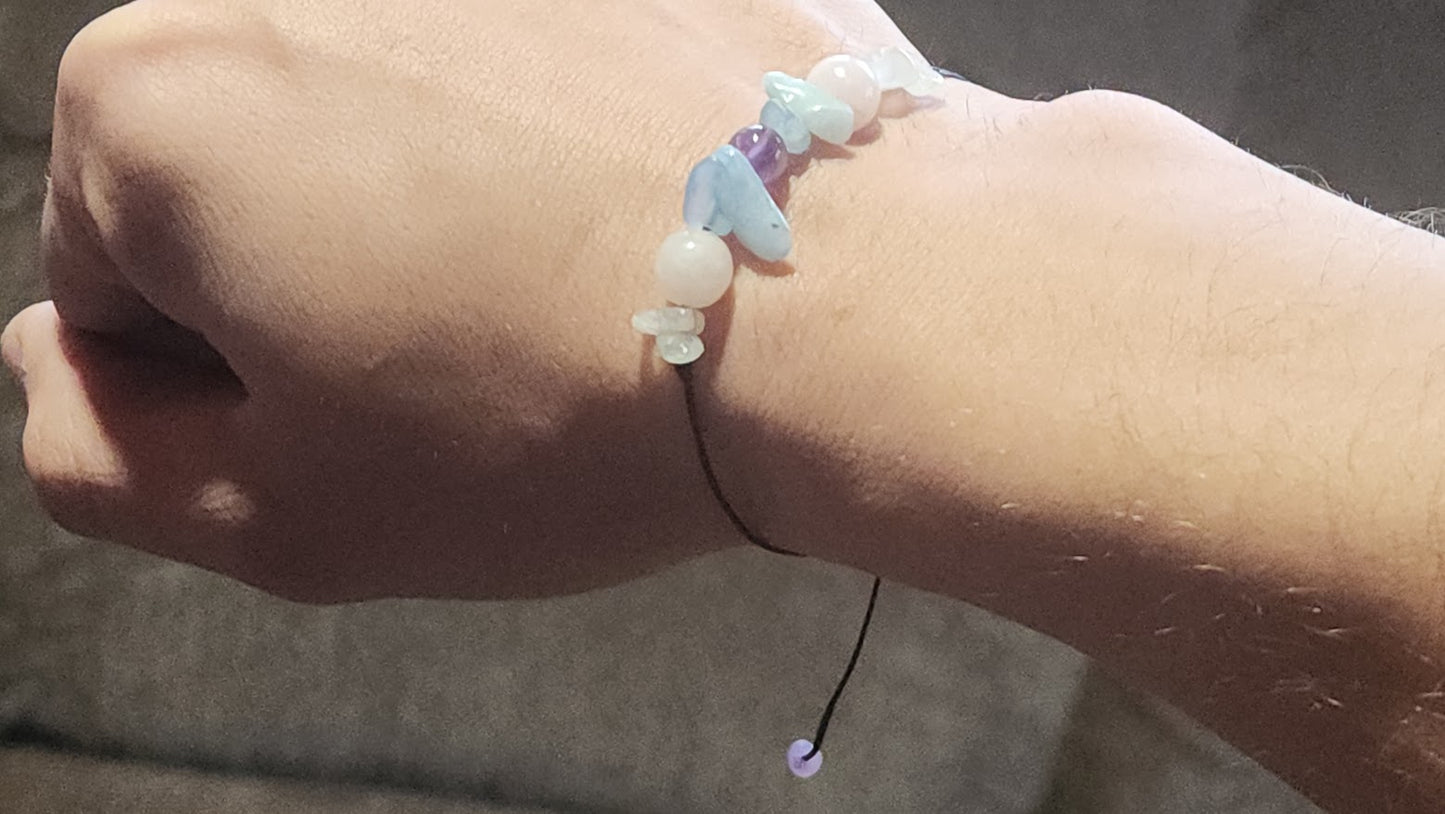 Water Sign | Astrology Crystal Bracelet for Cancer, Scorpio, Pisces