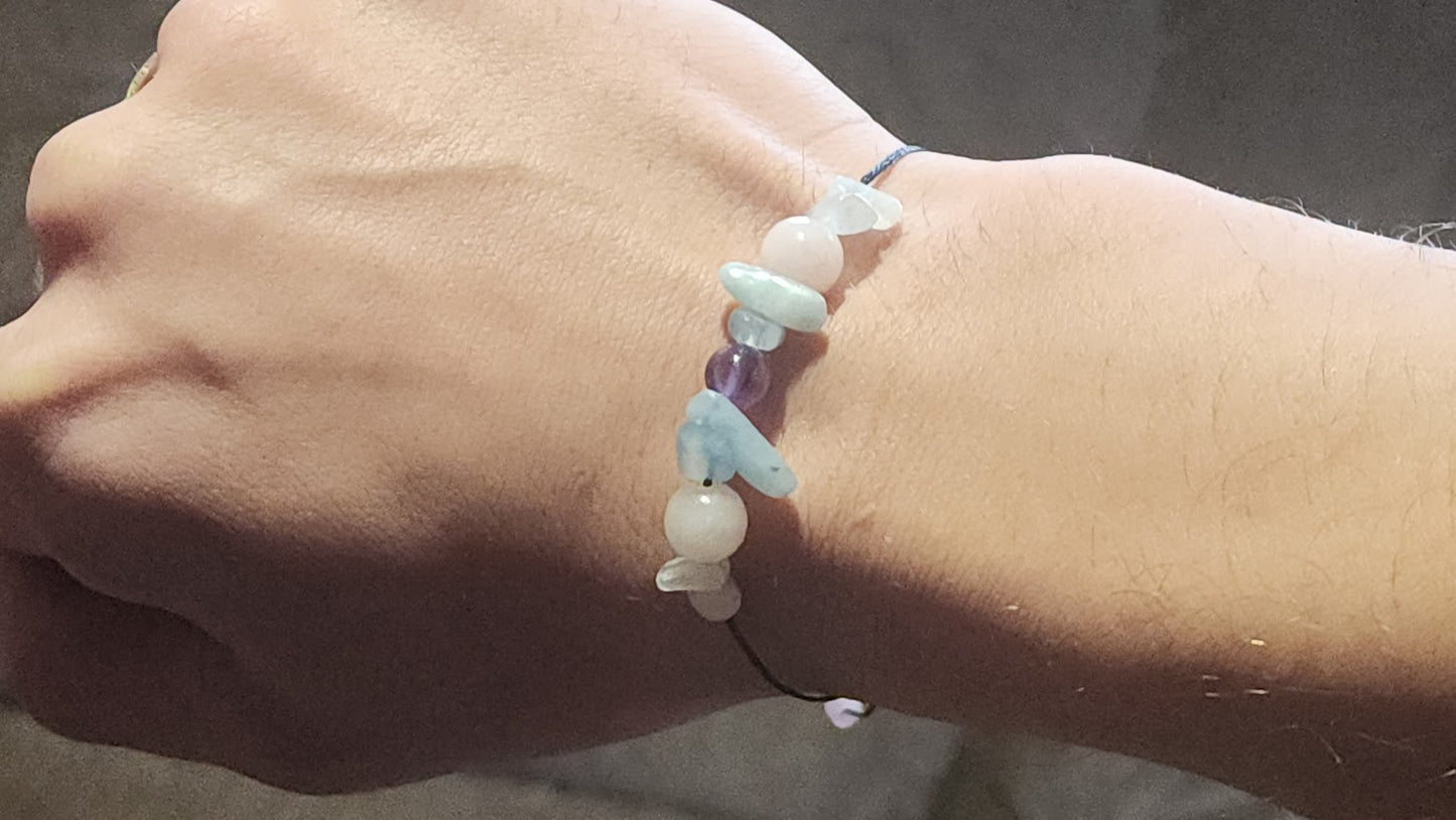 Water Sign | Astrology Crystal Bracelet for Cancer, Scorpio, Pisces