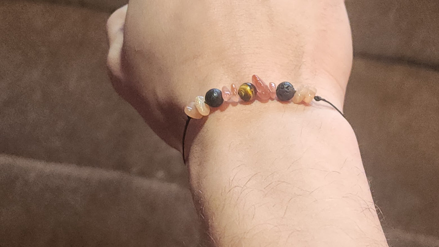 Fire Sign | Astrology Crystal Bracelet for Aries, Leo, Sagittarius