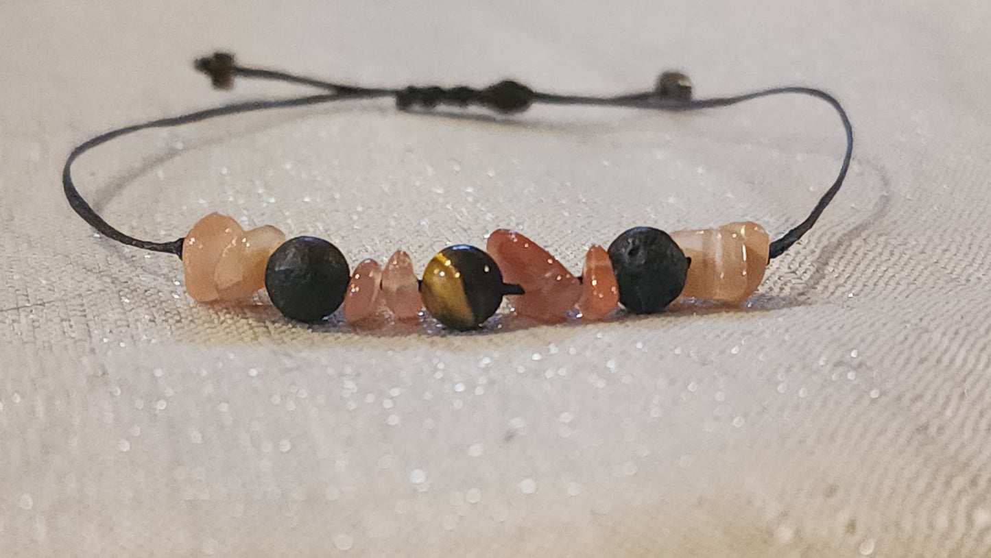 Fire Sign | Astrology Crystal Bracelet for Aries, Leo, Sagittarius