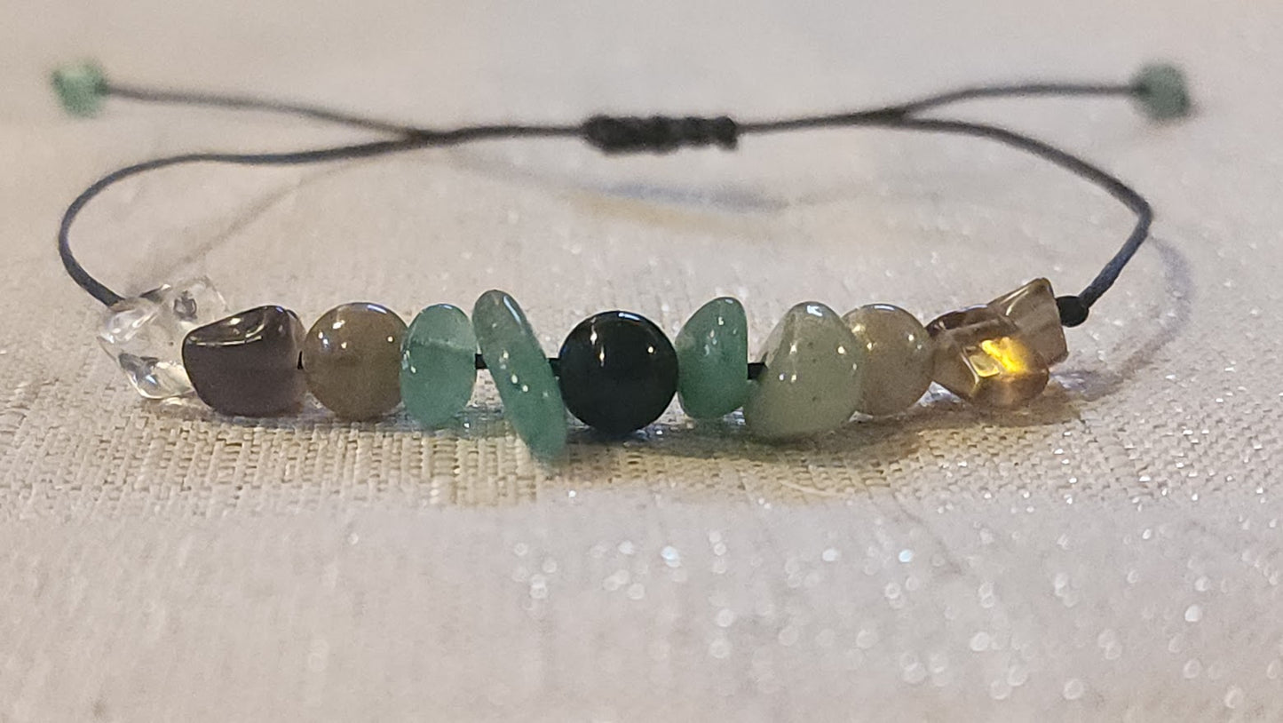 Earth Sign | Astrology Crystal Bracelet for Taurus, Virgo, Capricorn