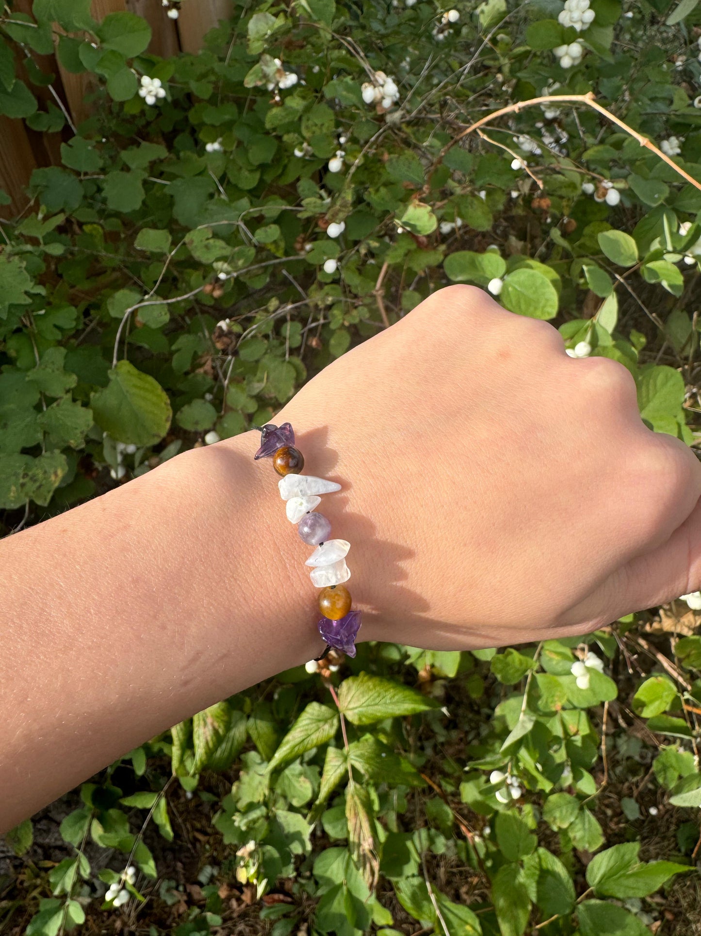 'Shine from Within' - Handcrafted Crystal Bracelet