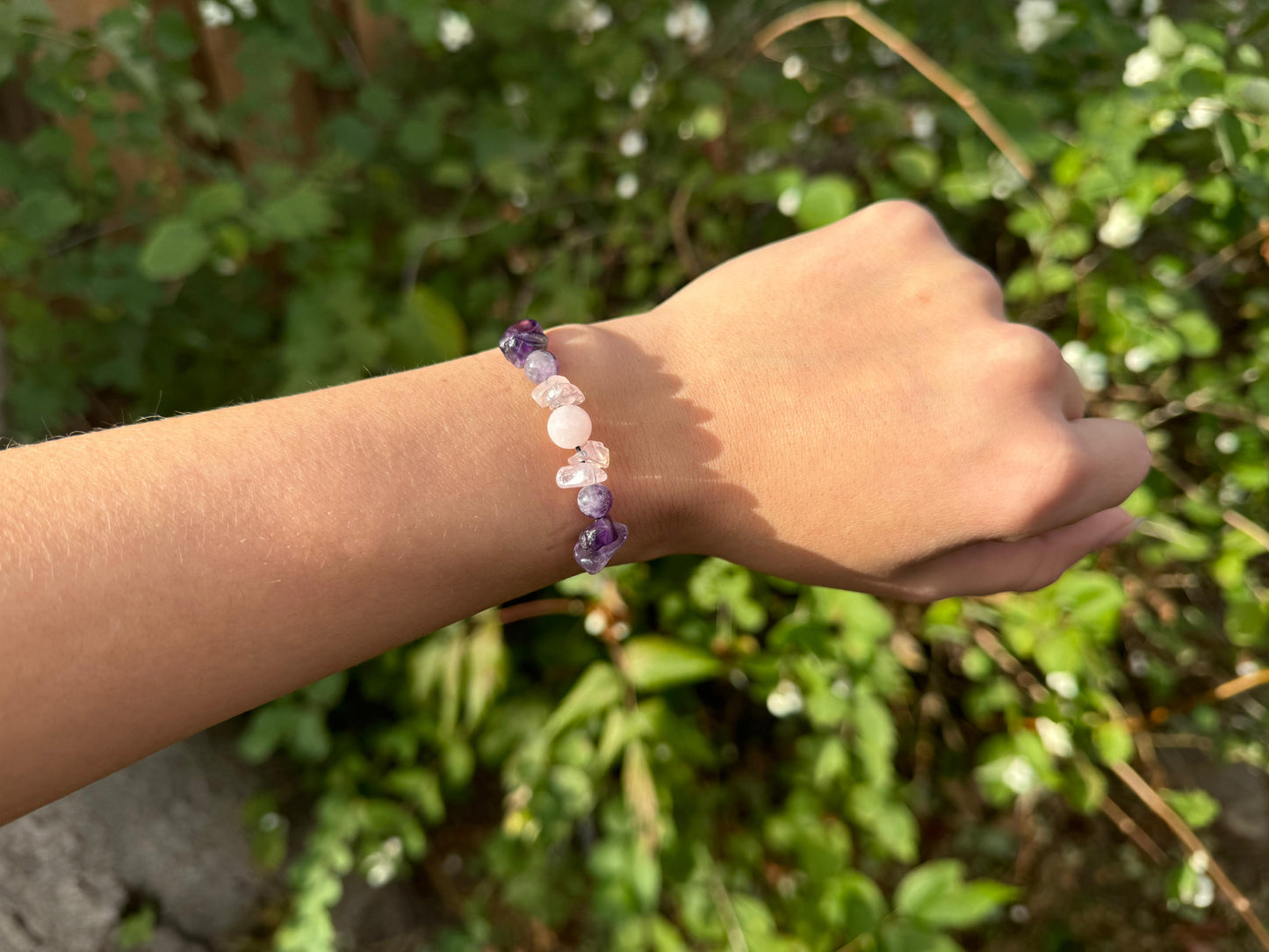 'Shine from Within' - Handcrafted Crystal Bracelet