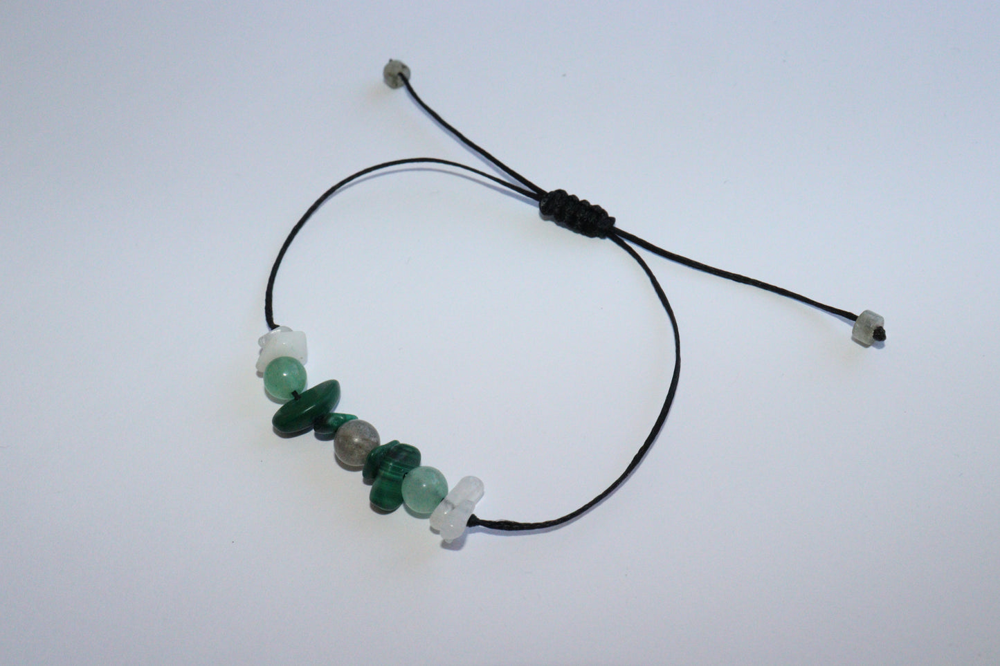 'New Leaves' - Handcrafted Crystal Bracelet