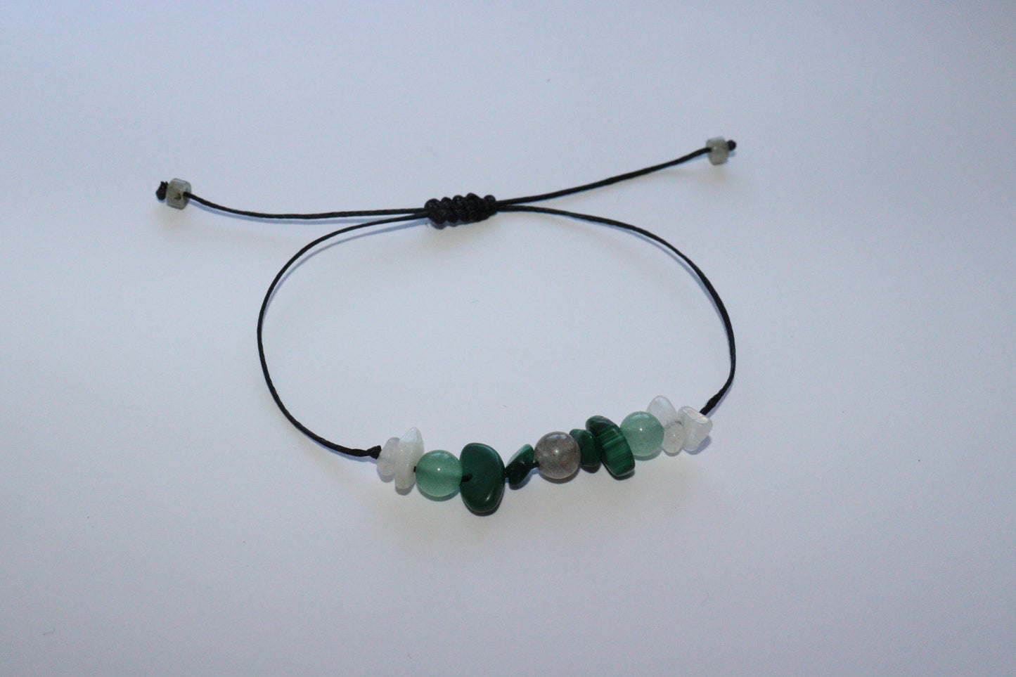 'New Leaves' - Handcrafted Crystal Bracelet