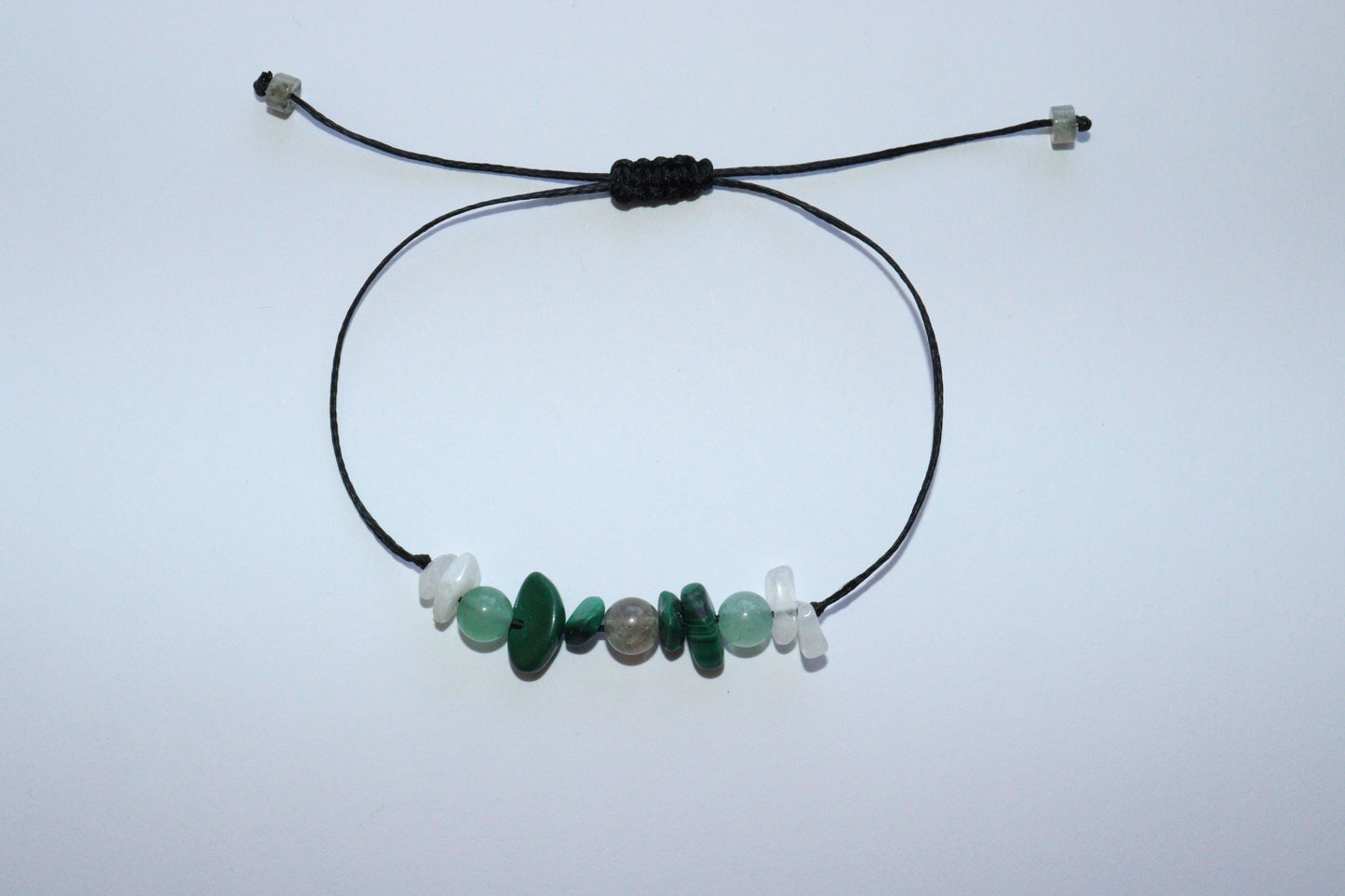 'New Leaves' - Handcrafted Crystal Bracelet