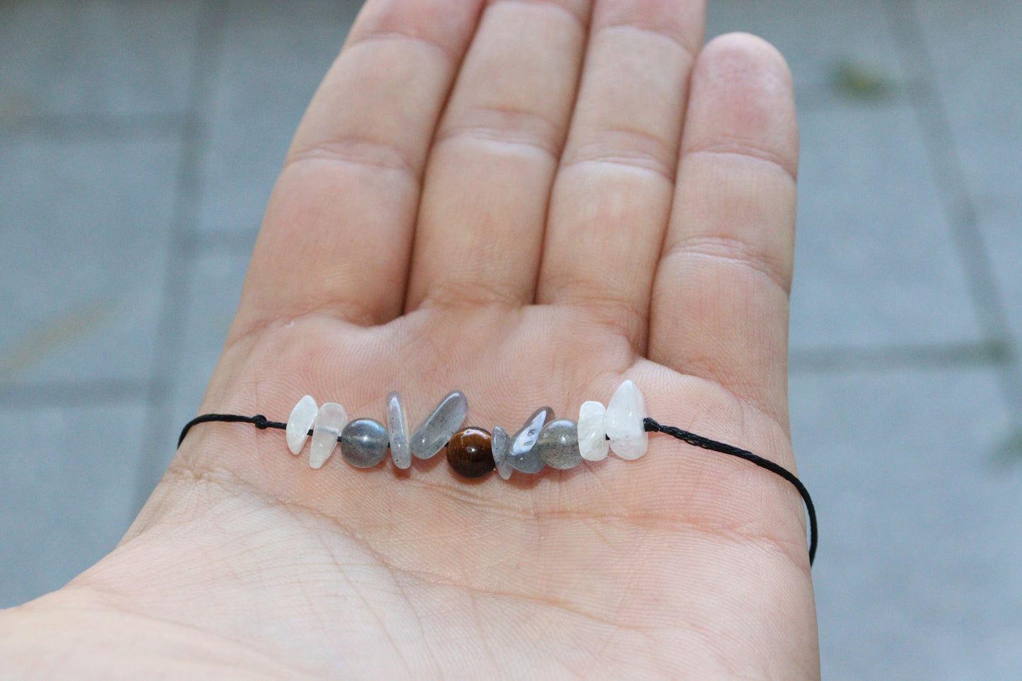 'I Can Move Mountains' - Handcrafted Crystal Bracelet