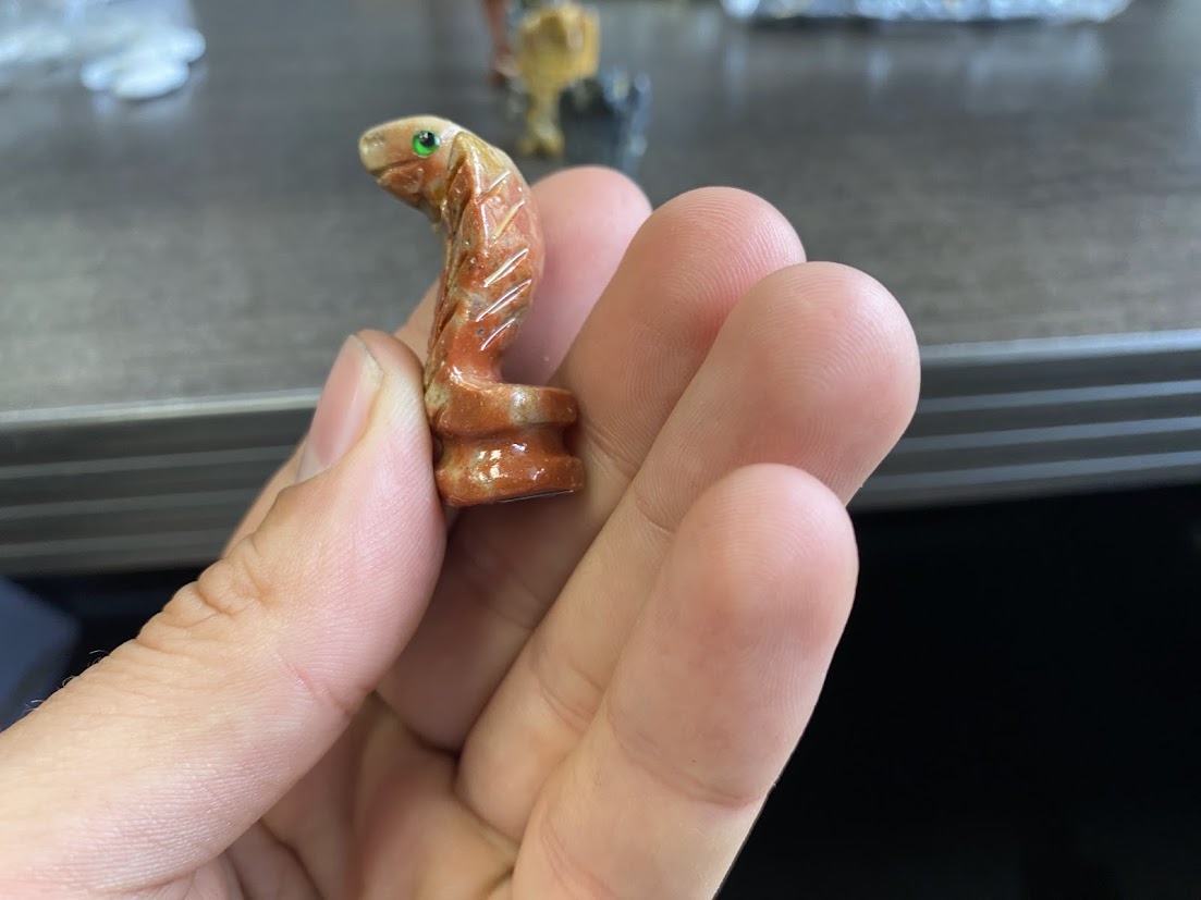 Soapstone Snake Carvings