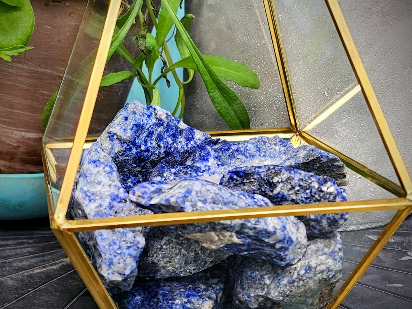 Sodalite Crystal Shards