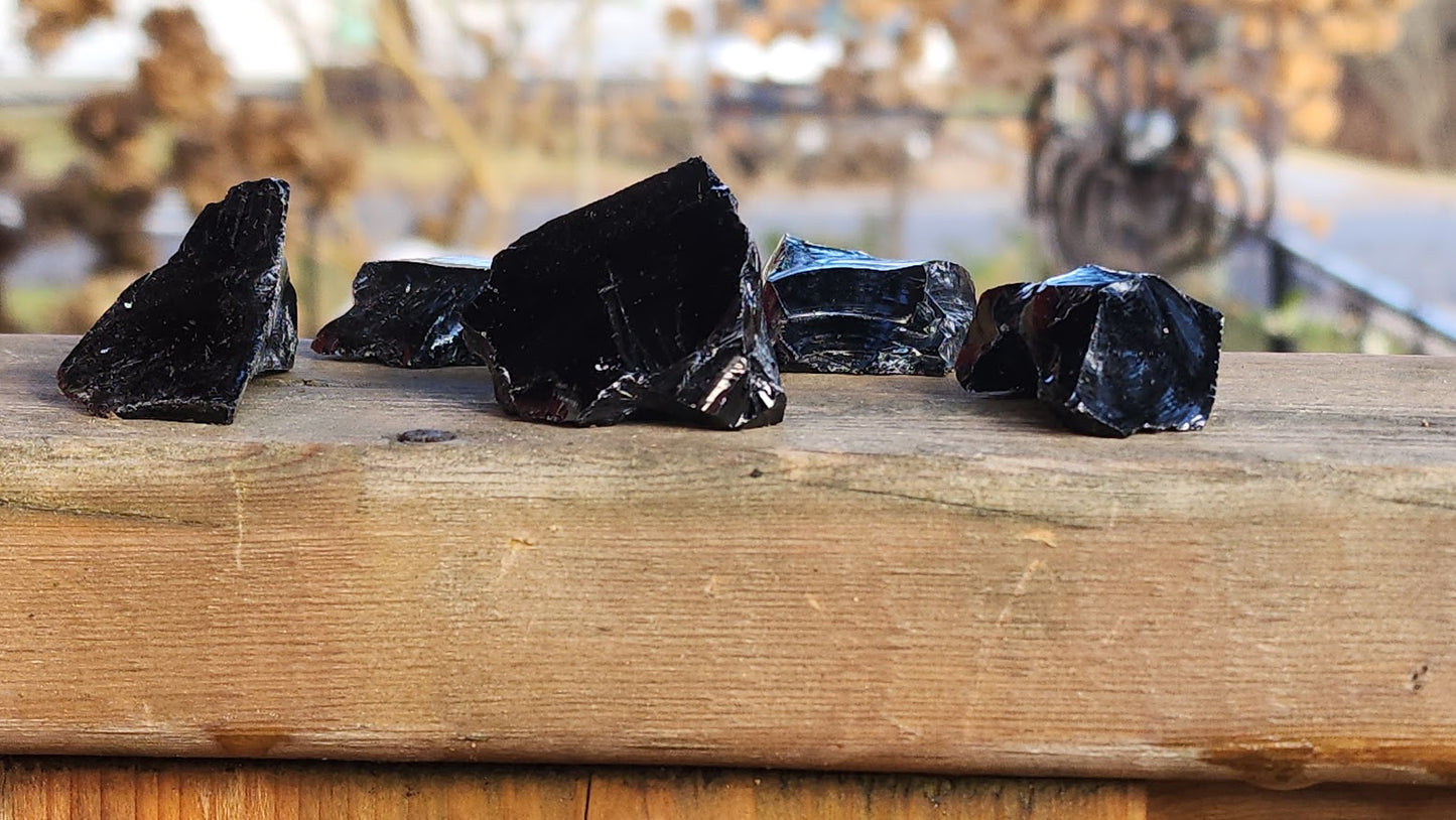 Obsidian Crystal Shards