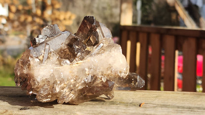 Smoky Quartz Clusters