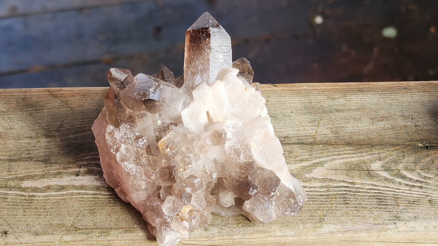 Smoky Quartz Clusters