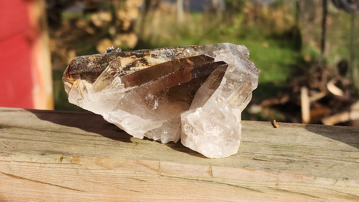 Smoky Quartz Clusters