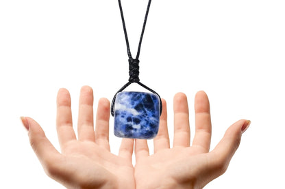 Sodalite Crystal Necklace