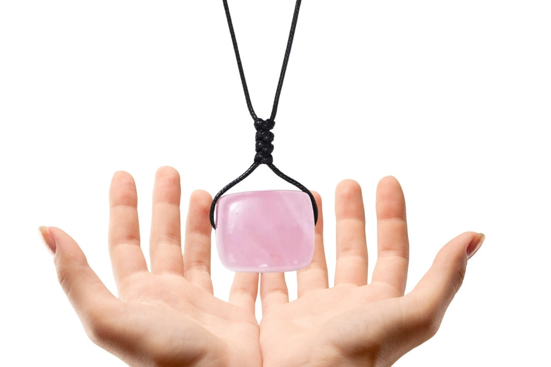 Rose Quartz Crystal Necklace