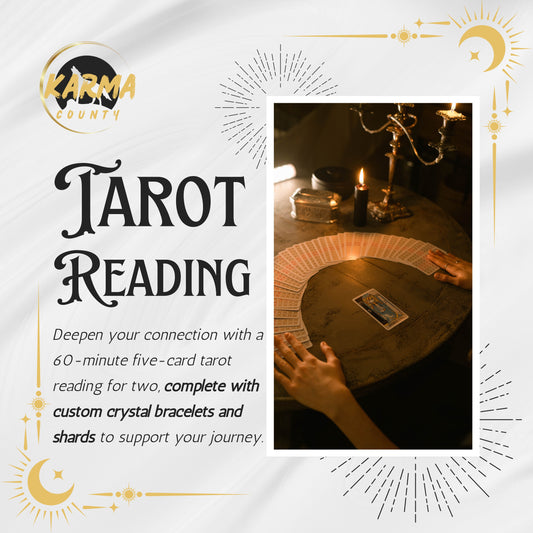 Connection Spread Tarot Reading for Couples w/ Custom Crystal Kit