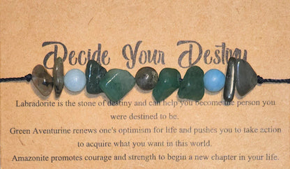 'Decide Your Destiny' - Handcrafted Crystal Bracelet Collection