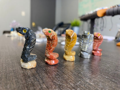 Soapstone Snake Carvings
