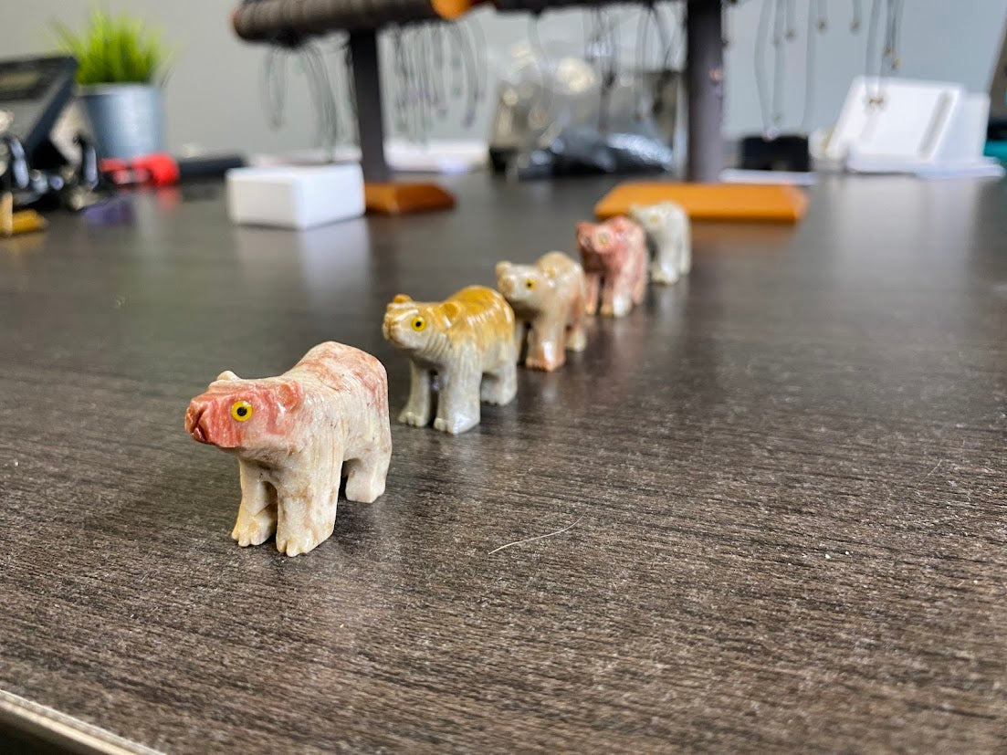 Soapstone Bear Carvings