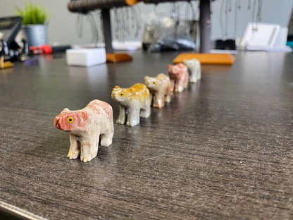 Soapstone Bear Carvings