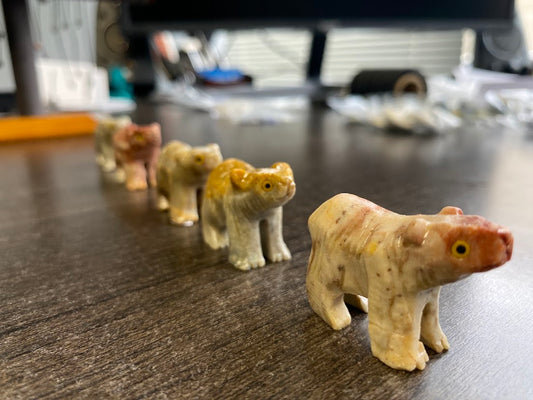 Soapstone Bear Carvings