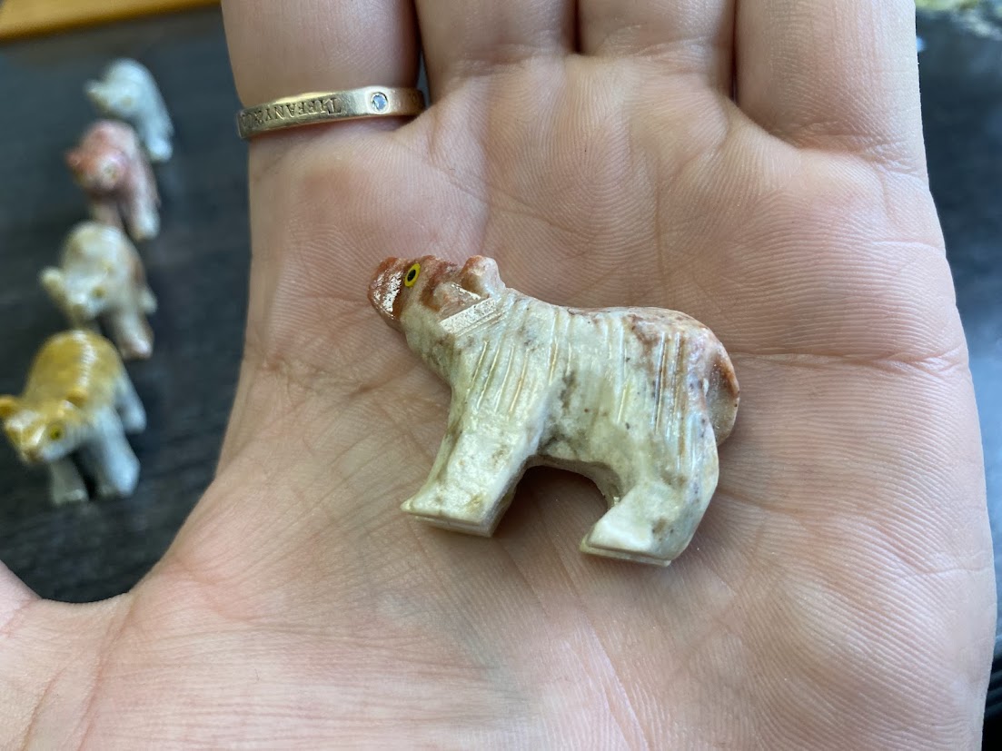 Soapstone Bear Carvings