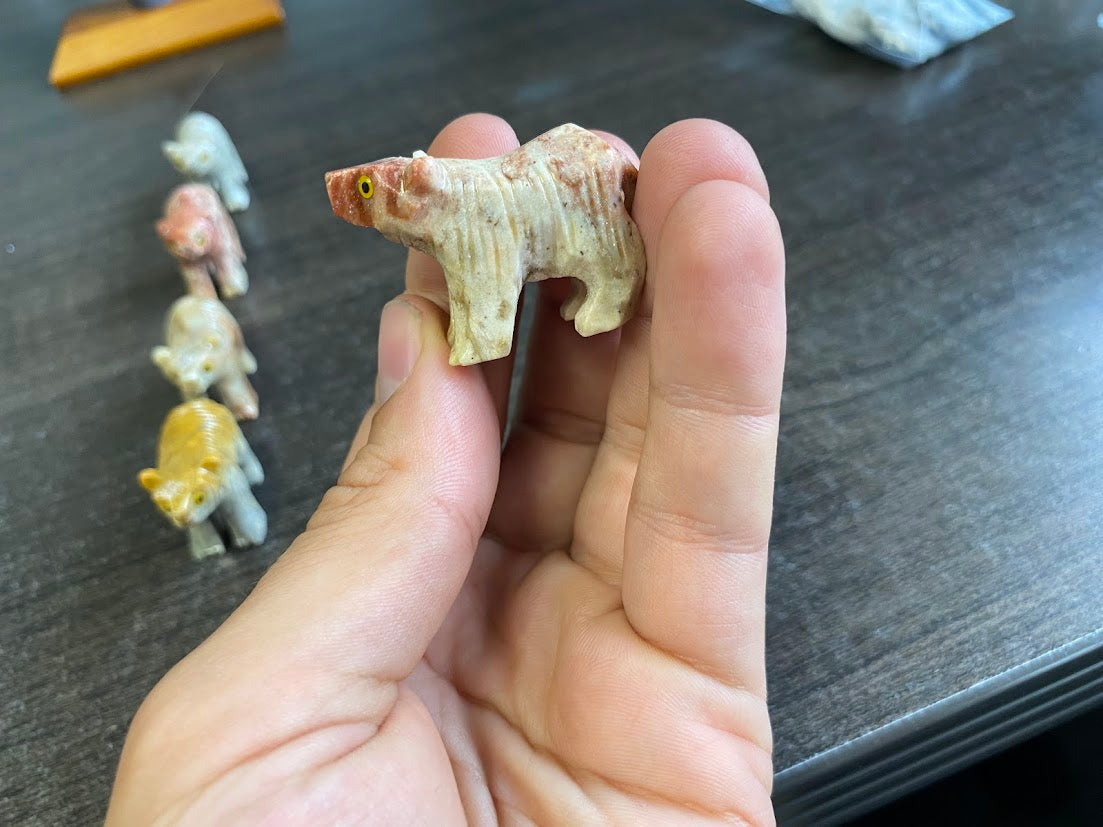 Soapstone Bear Carvings