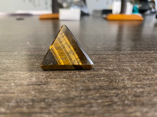 Tiger’s Eye Pyramids