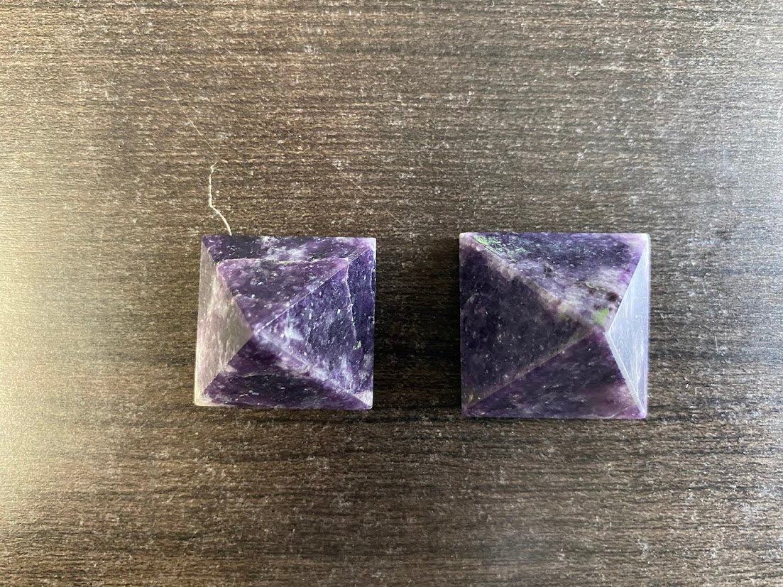Lepidolite Pyramids