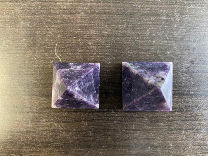 Lepidolite Pyramids