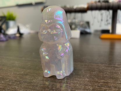Dark Lord Angel Aura Quartz Carving