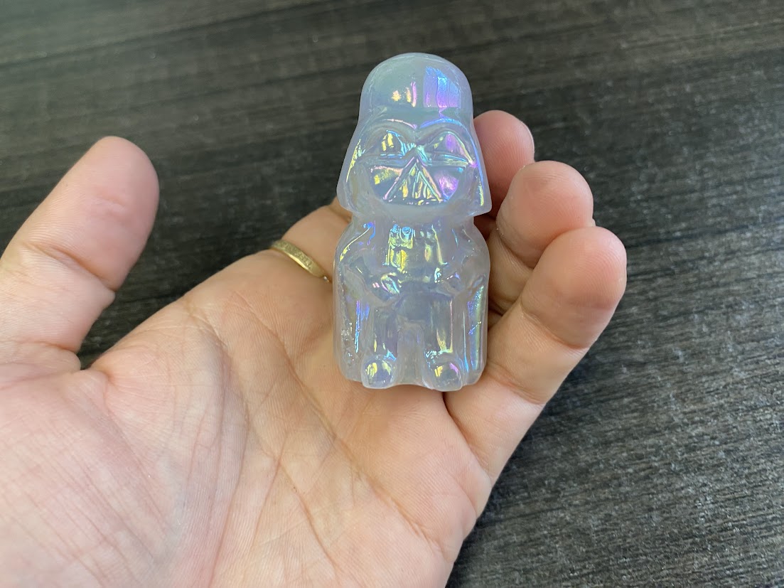 Dark Lord Angel Aura Quartz Carving