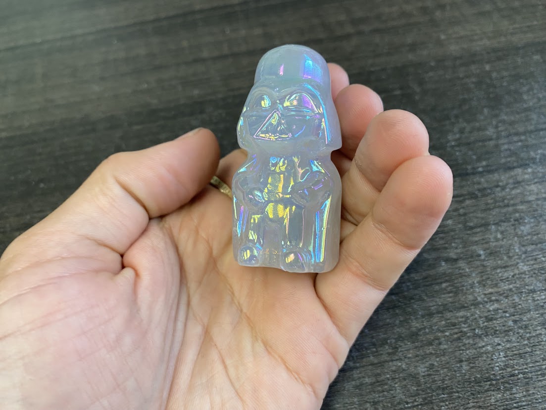 Dark Lord Angel Aura Quartz Carving