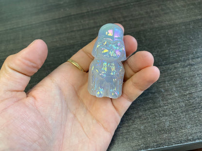 Dark Lord Angel Aura Quartz Carving