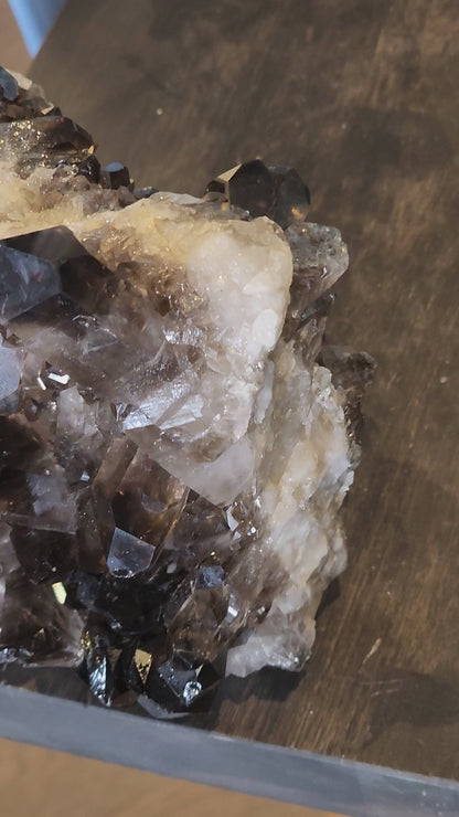 Large Smoky Quartz Cluster