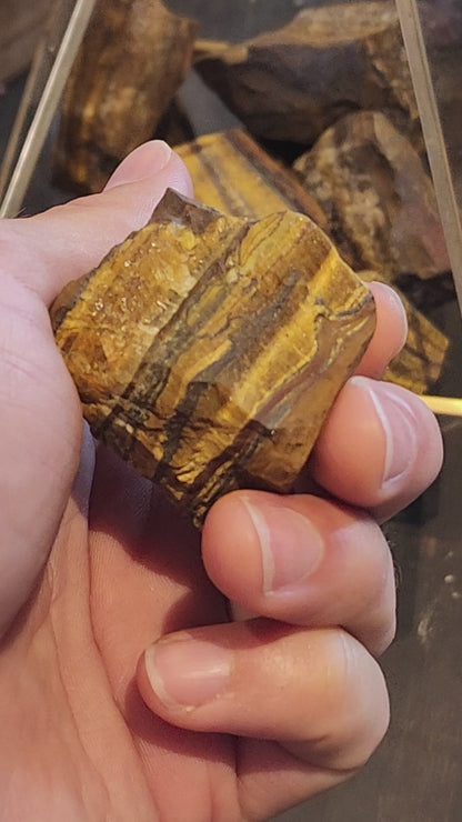 Tiger's Eye Crystal Shards