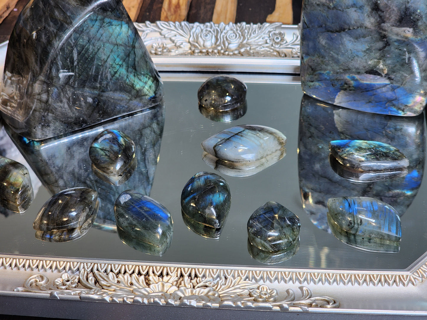 Labradorite Palm Stone