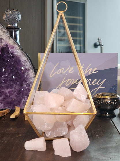 Rose Quartz Crystal Shards