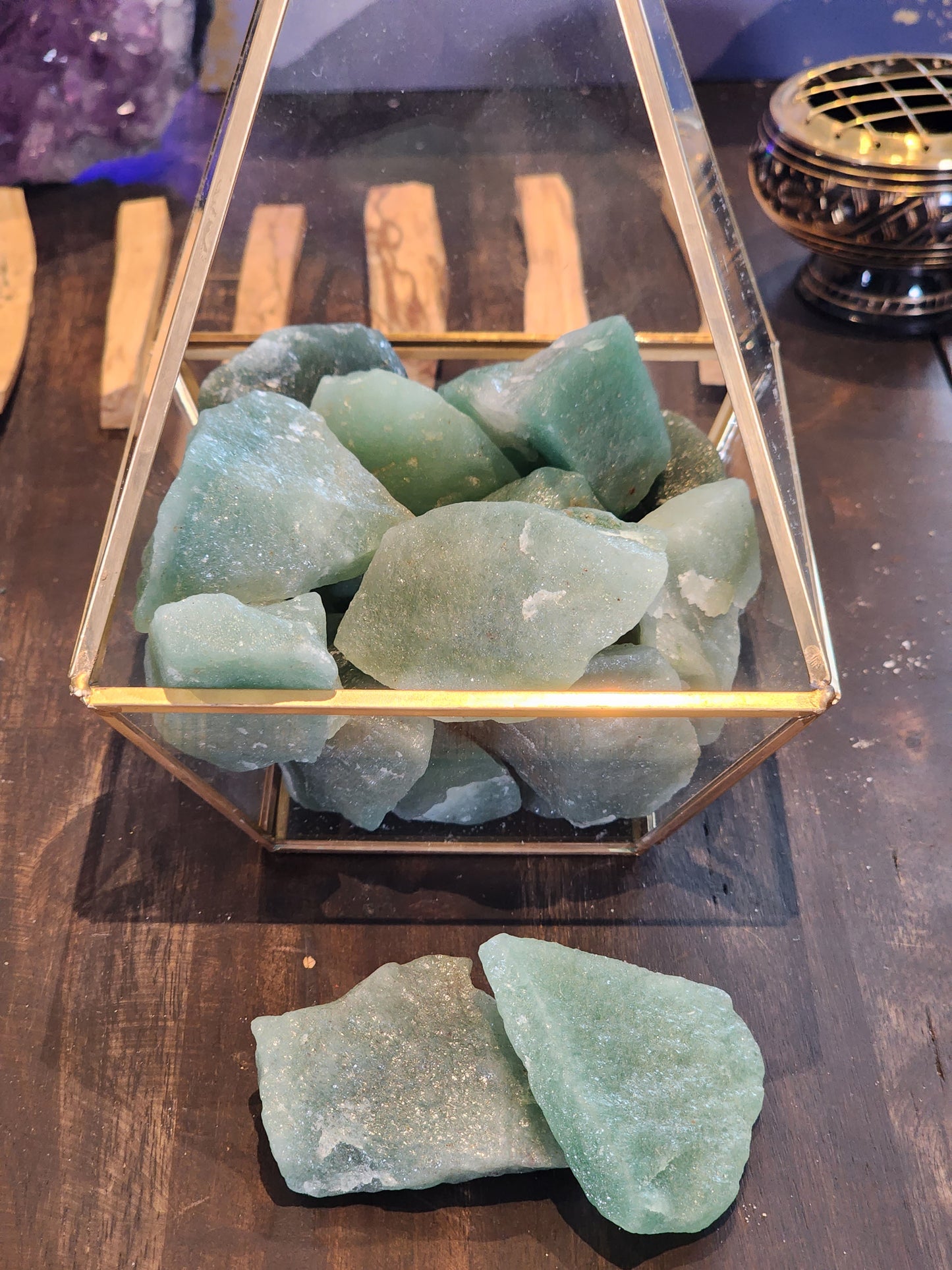 Aventurine Crystal Shards