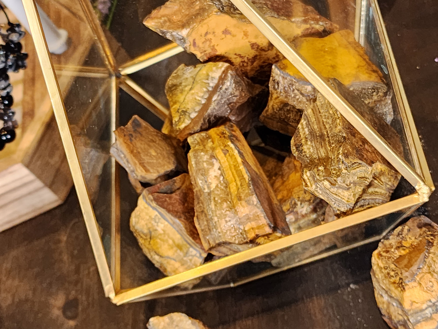 Tiger's Eye Crystal Shards